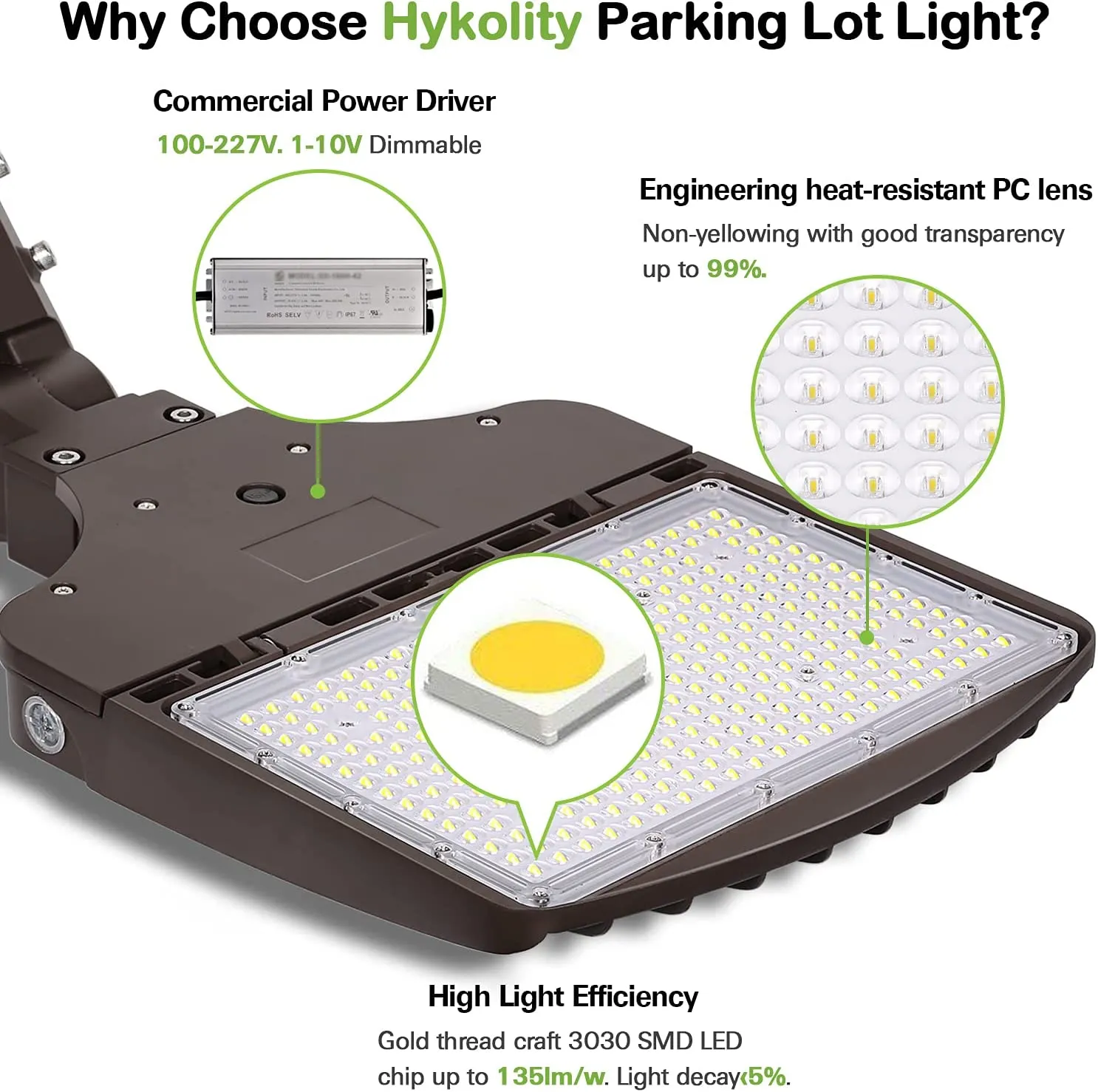 commercial solar lighting for parking lots detail