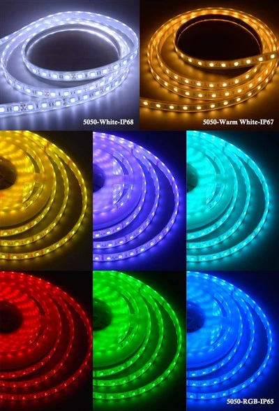 RGB Xim Hloov LED Sawb Teeb