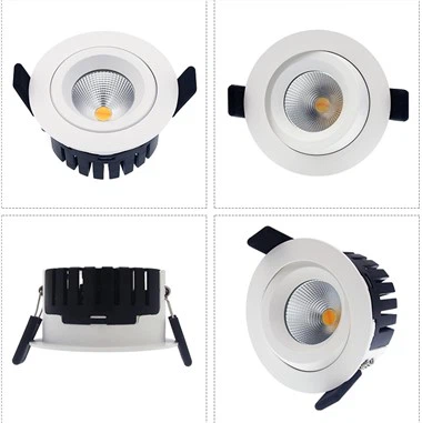 Stainless hlau Downlights