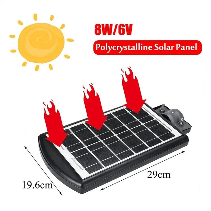 solar street lamp radar induction detail