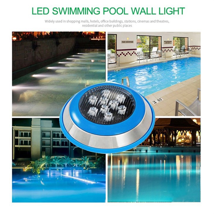 RGB wall mounted swimming lighting application