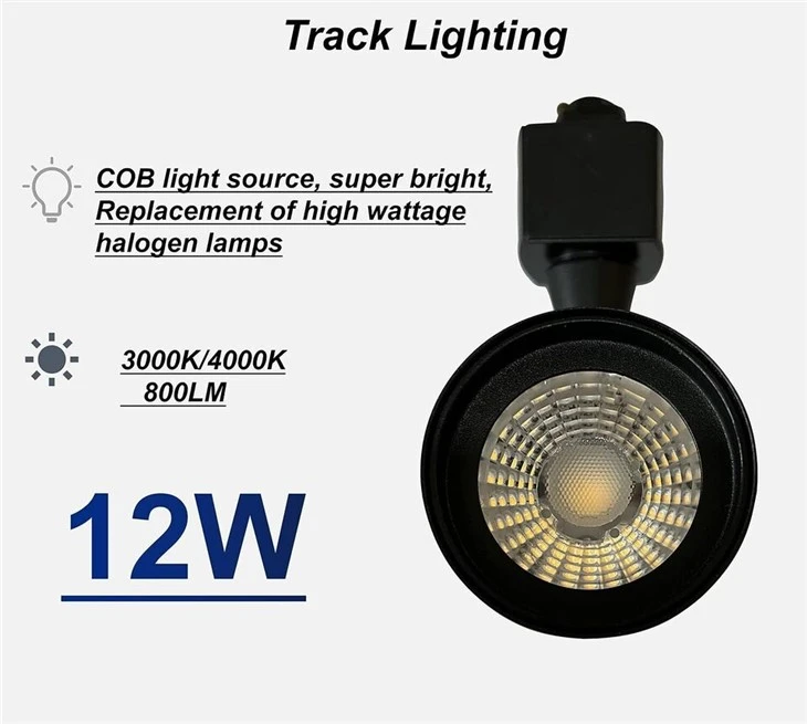 12 Watt Dimmable LED Track Light