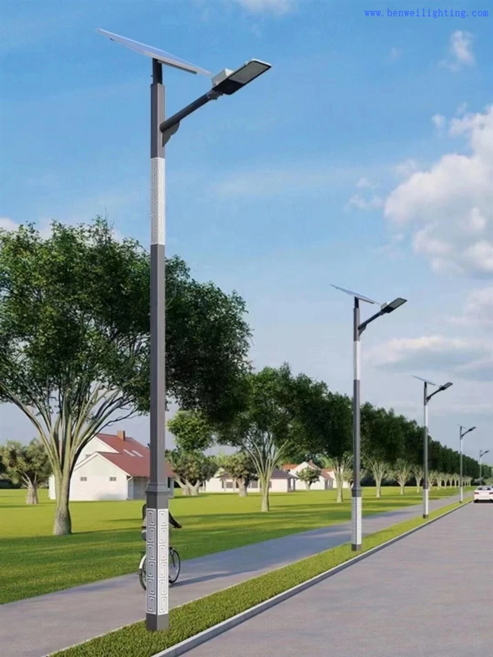3000K 0.9PF Solar Street Light