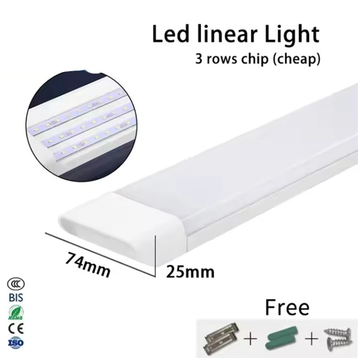 Led Batten Light 110-277V 15W 3000K