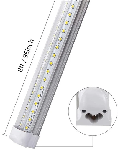 8FT T8 LED khw teeb
