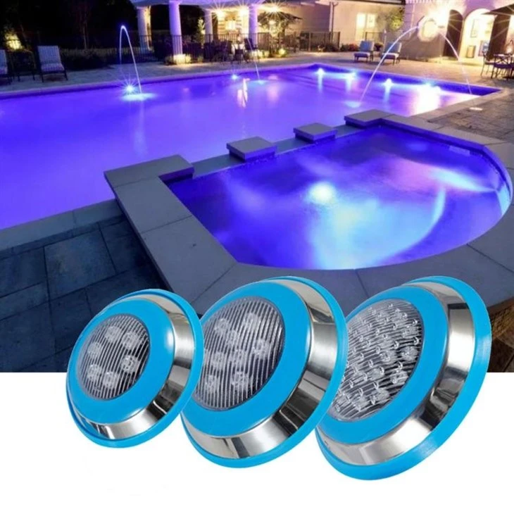 Swimming Pool Underwater Lamps Stainless Steel RBGW