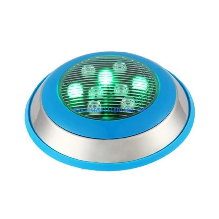 led lights around pool